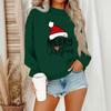 Women's Casual Fashion Round Neck Long Sleeve Christmas Printed Sweatshirt