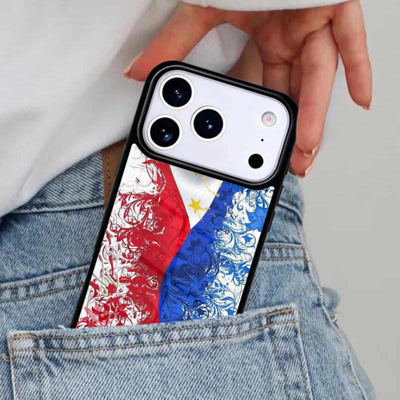 Philippines Flag Phone Case for iPhone 17ProMax 12 13 14 15 16e 17 Pro Max Plus Air Cover