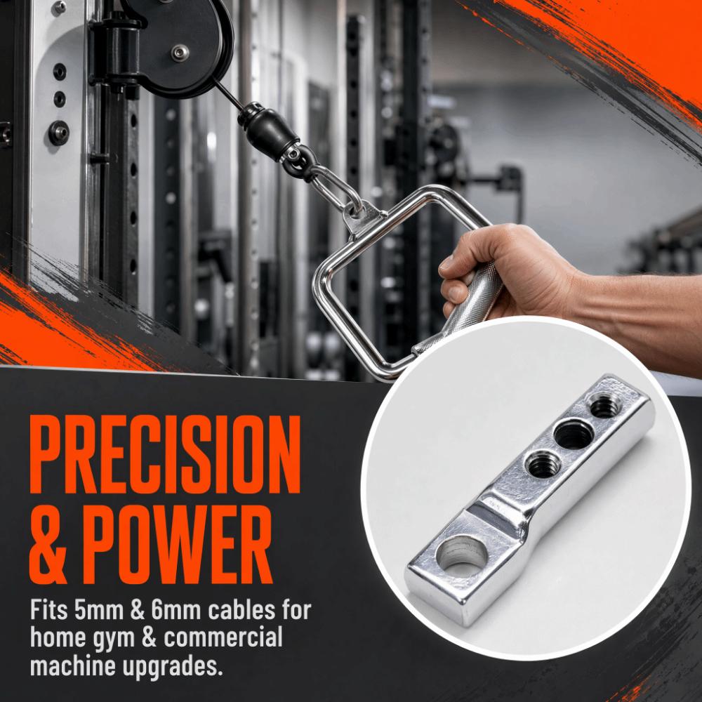 12pcs Polyurethane Sleeve Pulldown Cable End Gym Cable Joint Pulldown Machine Use