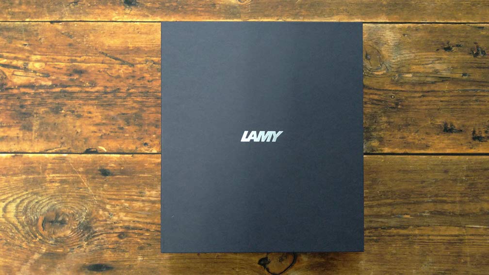 LAMY Fountain Pen Paper Gift Set H Deep Perfect for Celebrating New Gift Al-Star & (FP(M)) [Deep Purple/Notebook Purple] - Students. Boxed.