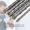 Masonry Drill Bits Carbide Good Strength  210mm Length Spiral 4 Slot High Hardness Rotary Hammer Drill Bit for Concrete