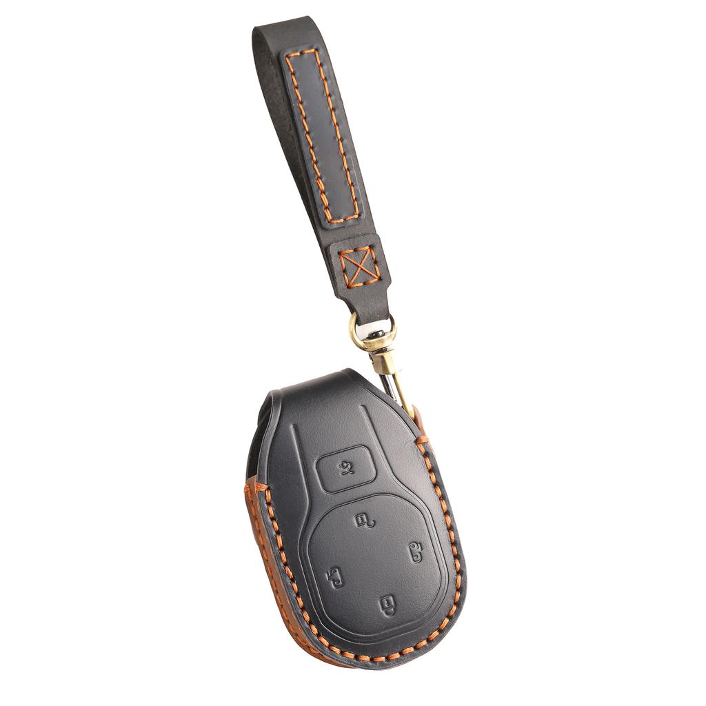 Special GAC Trumpchi e8 key set PRO new energy vehicle MAX genuine leather car key bag shell buckle for men and women