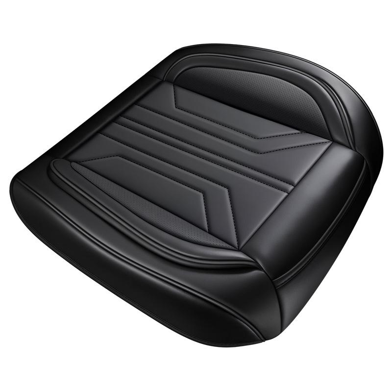 Universal All-Season Leather Car Seat Cushion for SUVs, Off-Road, Sedans, and Trucks