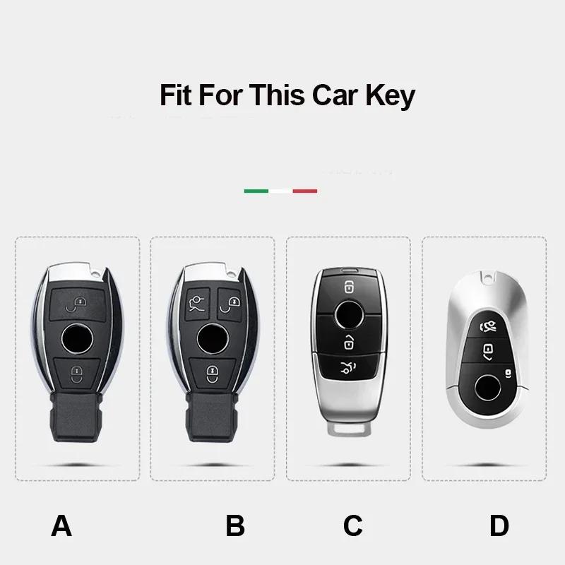 Interior Mouldings For Mercedes Benz A C E S Class GLC CLA AMG W177 W204 W205 W212 W213 W176 Car Accessories Alcantara Car Key C