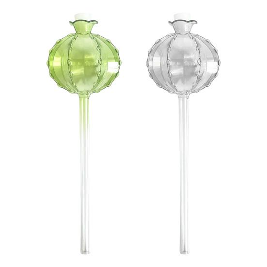 Plant Watering Bulbs Planter Insert Self Watering Globes with Stoppers Cactus Ball Shape Vacation Plant Watering Tools