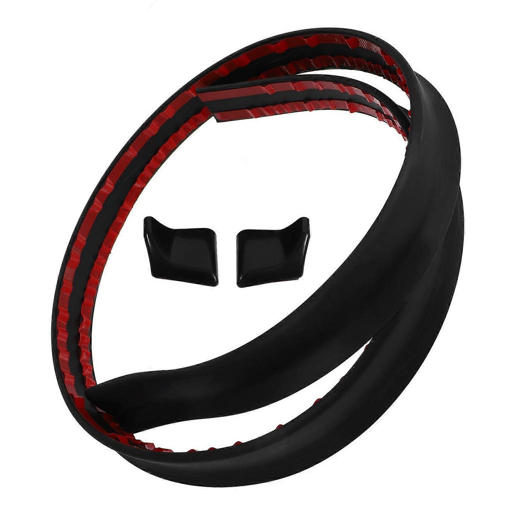 Black Car Spoiler Wing Rear Trunk Wing Decor Easy Installation Sporty Style Enhancement