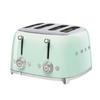 SMEG 4-slice 50s Toaster - 2000W Green TSF03PGEU