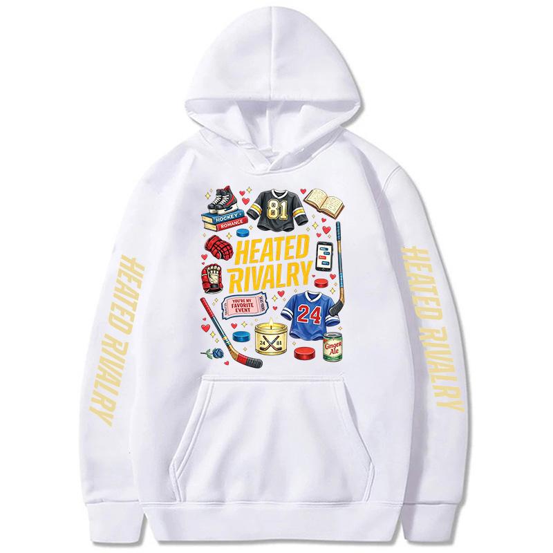 Hot TV Heated Rivalry Print Sweatshirts Men Women Graphic Hoodies Fashion Hip Hop Hoody Pullovers 90s Unisex Streetwear Clothing