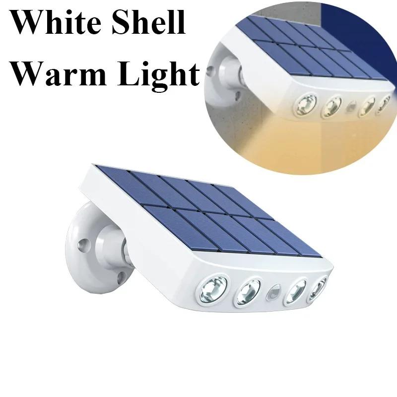 Yard Garden Garage Solar Wall Light LED Street Lights with Motion Sensor Outdoor Waterproof Pathway Spotlight