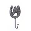 American Retro Horseshoe Iron Wall Hook - Cast Iron Art Decor for Bars and Cafes