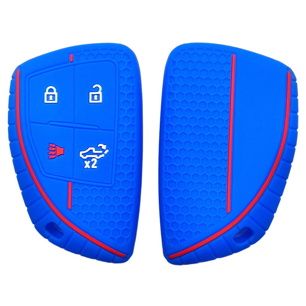 Silicone Car Key Case Protector for Buick Envision Plus Avenir S Chevrolet Soft Rubber Remote Cover Holder Shell Accessories
