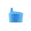 Kids Baby Silicone Sippy Cup Lids Colorful Stretchable Leakproof Straw Cup Cover with Protruding Straw Hole Bottle Cover