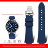 Cinturino in Gomma di Alta Qualità per Orologi Oris Aquis Serie 7330 7740 24x11mm 24x12mm cinturino curvo Uomo silicone Subacqueo Braccialetto