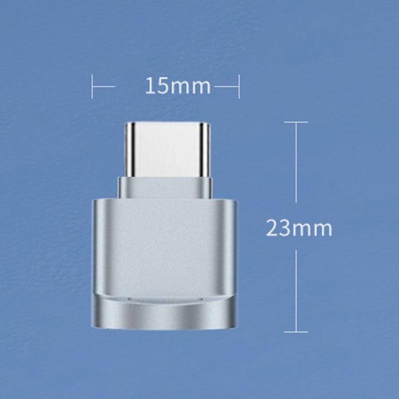 Type-C Tf Mobile Card Reader Zinc Alloy Usb 3.1 Type-C Laptop Multi Functional Otg Card Reader