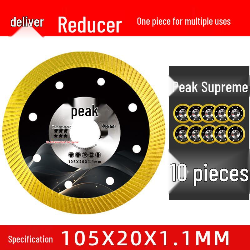 Ultra-Thin Tile Cutting Disc: Chip-Free Ceramic, Vitrified, Marble, Rock Slab Dry Saw Blade.