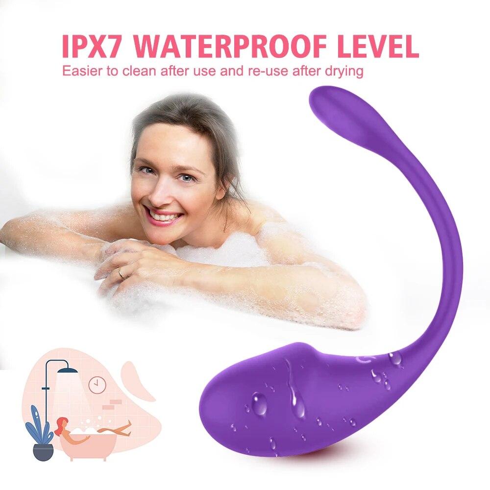 10 Speed APP Controlled Vaginal Vibrator G Spot Anal Vibrating Egg Massager Panties Wearable Stimulator Adult Sex Toys for Women