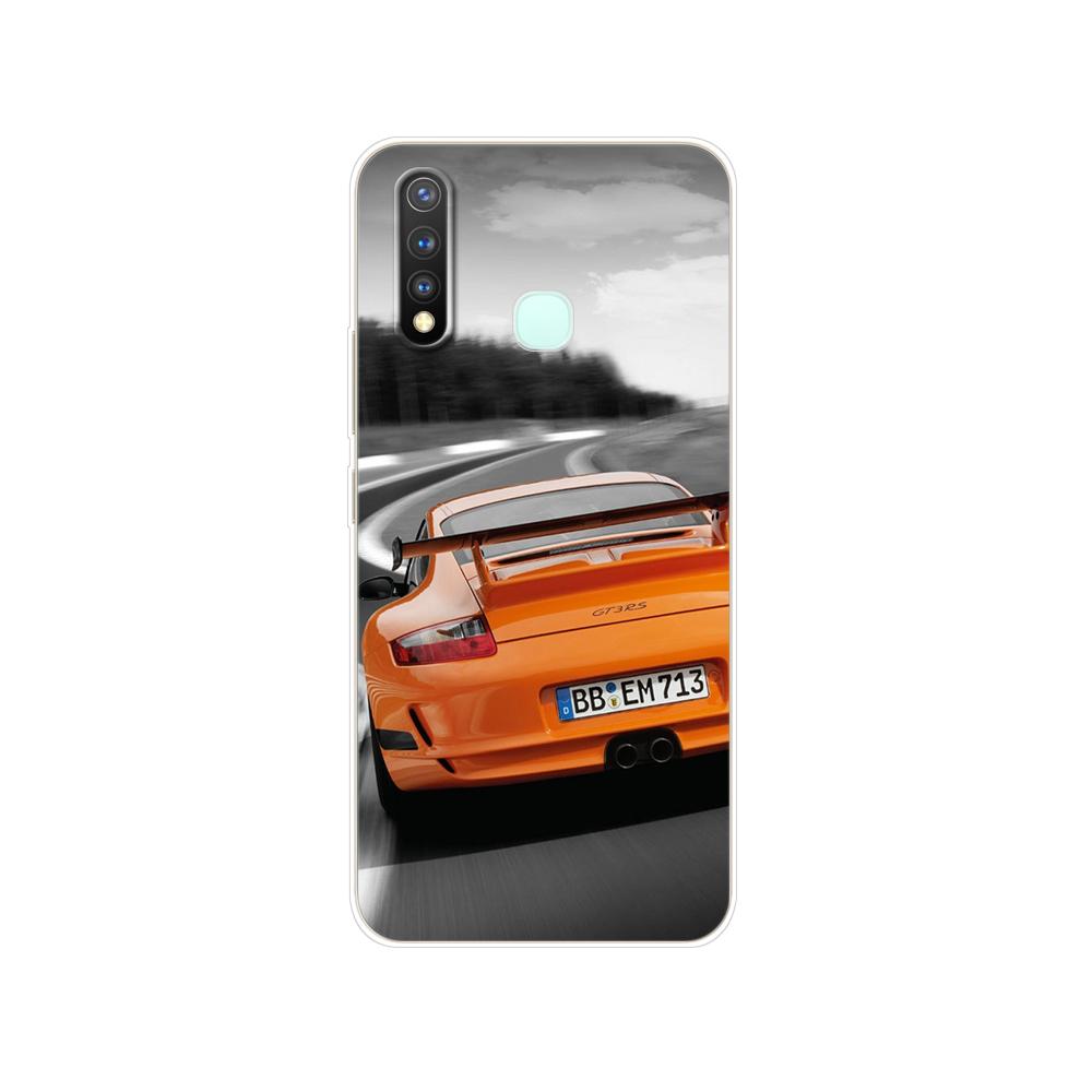 Dla Vivo Y19 Case 6.53 ''miękki TPU silikonowy pokrowiec dla Vivo Y19 Y 19 VivoY19 Case tylna obudowa telefonu zderzak ochronny Shell Bag Coque
