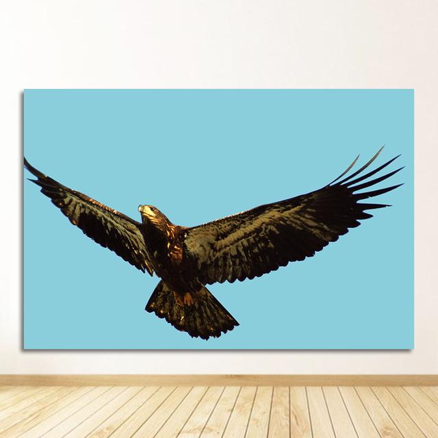 Scandinavian Decor Canvas Pictures for Living Room Eagle Painting Wall Art Quadros Decoracion Animals Posters and Prints Eagle