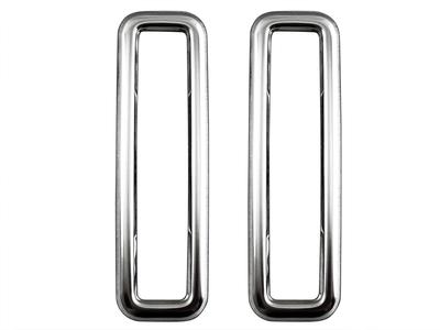 BRIGHTZ Stainless Steel Plated Air Conditioning Rings for Jimny Sierra JB74W Ultra-Mirror (2-Piece Set) [AC-COV-041-2PC]