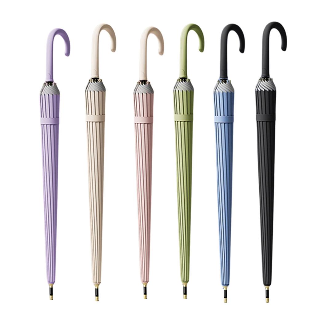 Rain Umbrella Automatic Open with Reflective Trim for Safe Night Walking and Durable Wind Resistant Design