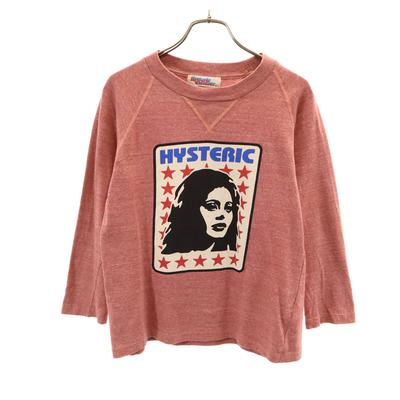 HYSTERIC GLAMOUR Made In Japan 7 Minutes Sleeve T-shirt FREE Red Series Women Used