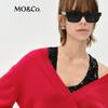 MO&Co. Women's Loose Merino Cashmere V-Neck Sweater