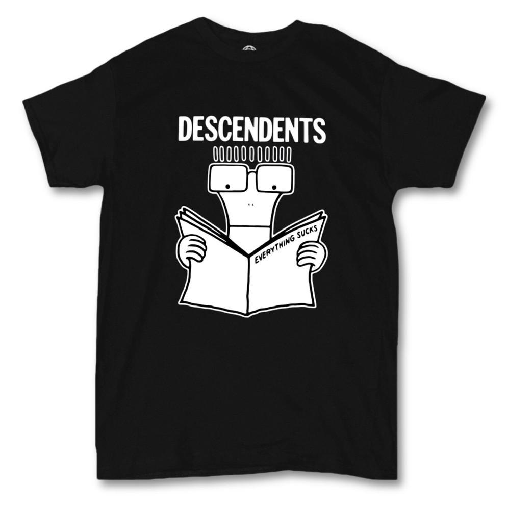 Descendents Everything Sucks Punk T-Shirt Men’s  Crew Gift Black Unisex T-Shirt S