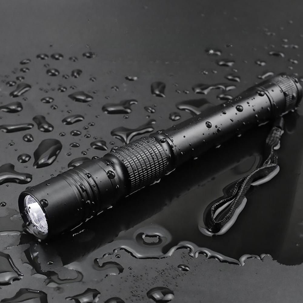 LED Flashlight Strong Light Handlight Waterproof Hand Lamp Use 3*AA Batterie Aluminum Lantern Outdoor Multifunction Lights