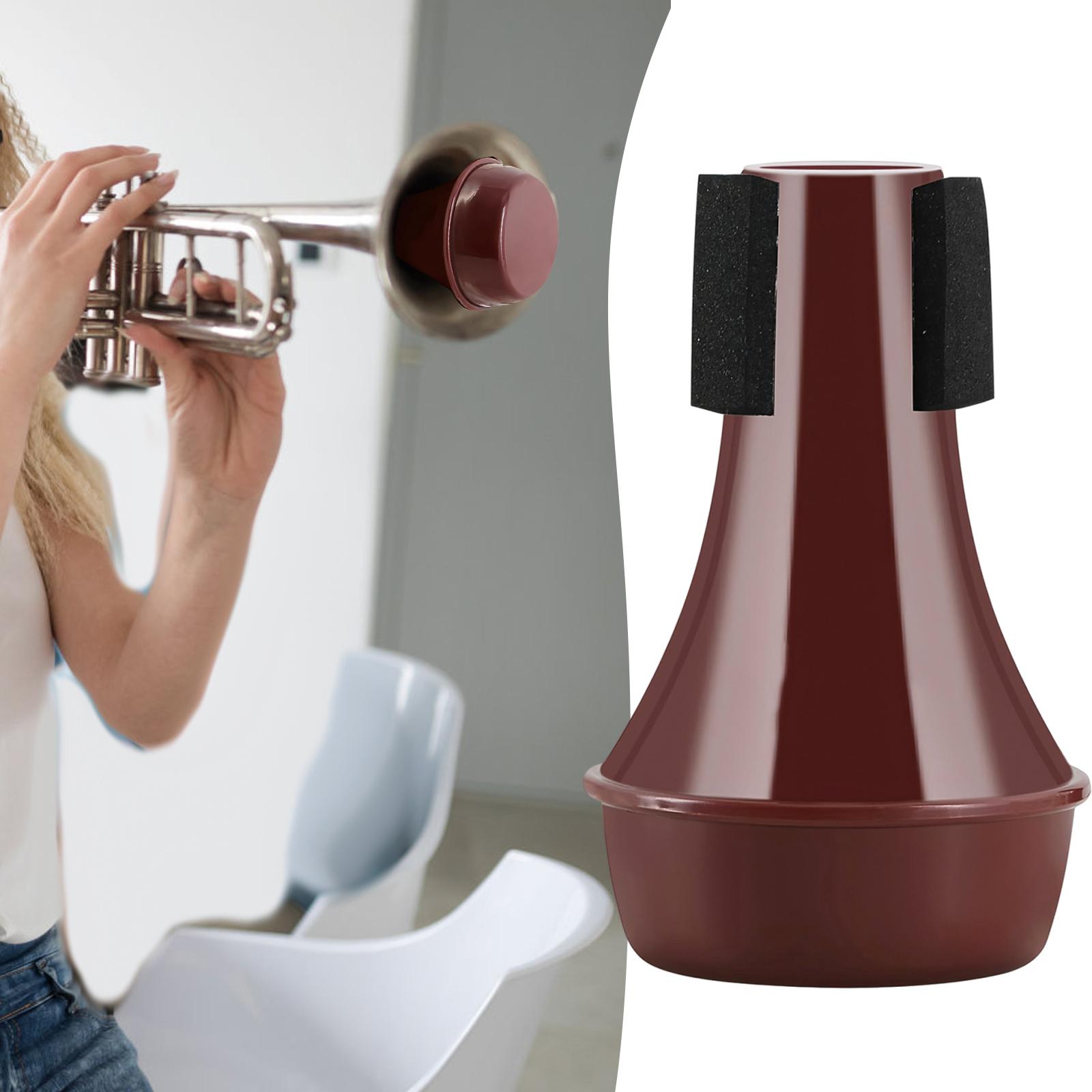 

Сурдина для трубы для начинающих, профессиональная, джазовая, удобные аксессуары, замена, прямая сурдина для трубы, нижняя, легкая красный