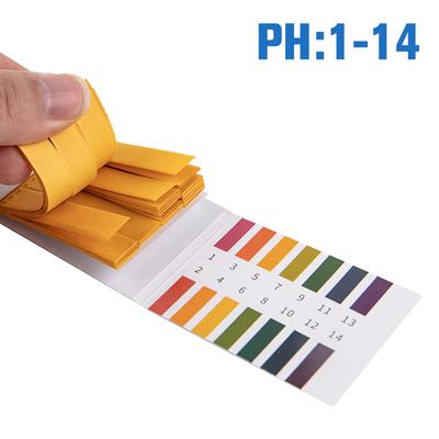 80 Strips/Pack Ph 1-14 Lakmuspapper Ph Tester Paper Universal Indicator Paper