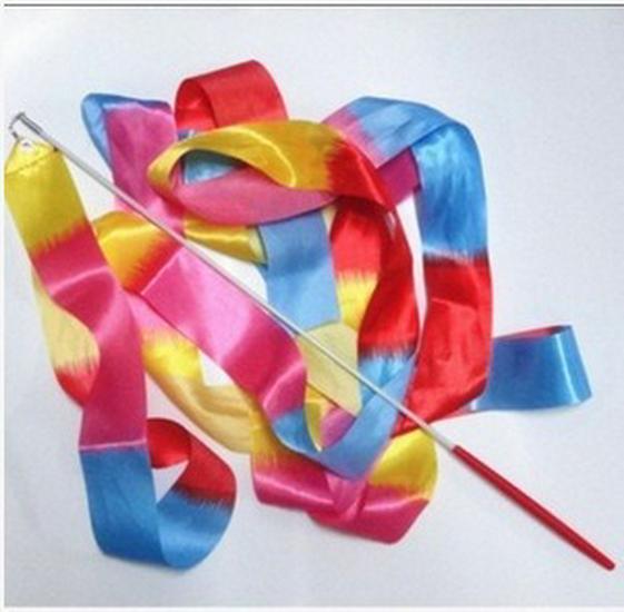 Bunte Tanzbänder für Erwachsene und Kinder - Gymnastik, Streamer und Kindergarten-Requisiten