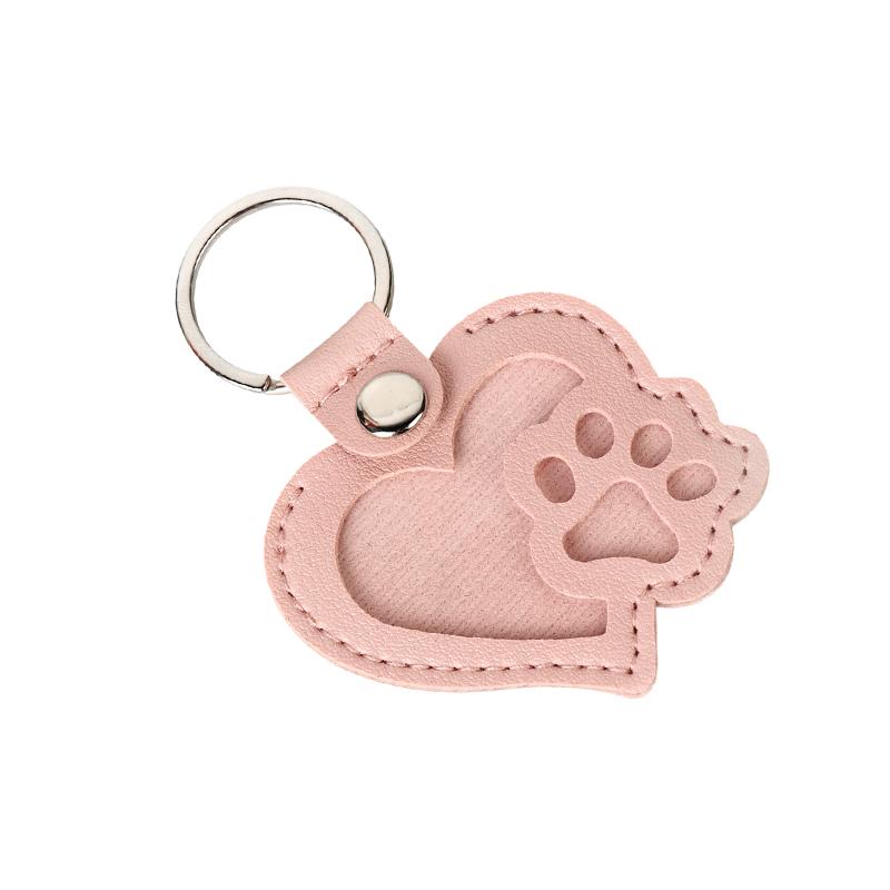 

Pet Memorial Keychain For Hair, Paw Shaped Hair Collector For Dog & Cat, Unique Keepsake Gift For Pet Lovers