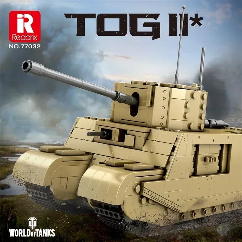 World Of Tanks Series Building Blocks Military Army Wwii Classic Tiger Tog2 M4 Sherman Tank Heavy Armored Vehicle Kids Toys Gift