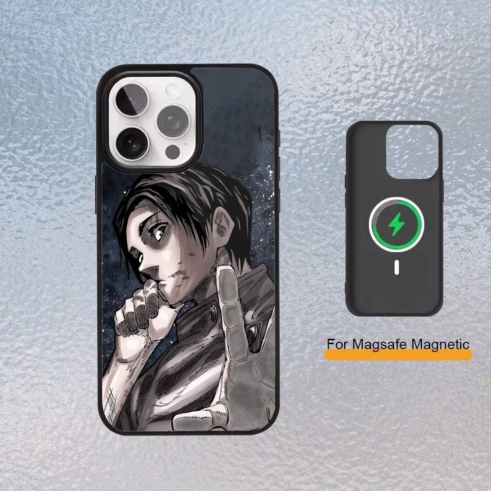 Okkotsu Yuta Jujutsu K-Kaisen Phone Case for iPhone 17,16,15,14,13,12,11 Plus,Pro Max Magnetic Wireless Charging Cover