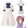 Anime When They Cry Hou Ryugu Rena Ryugu Reina Cosplay Costume Dress Wig Uniform