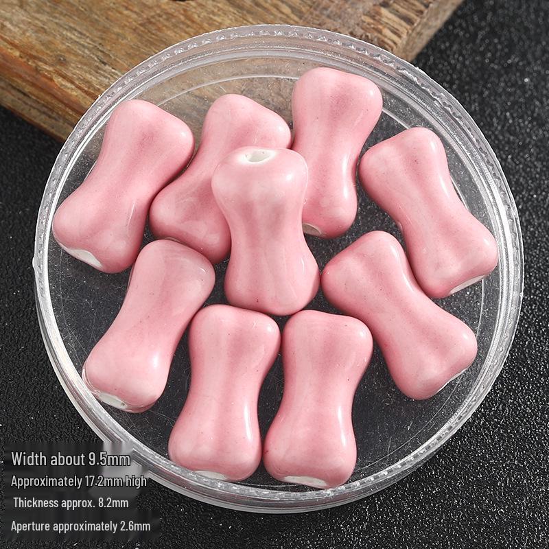 Colored Ceramic Bone Beads for DIY Jewelry: Beading, Bracelets, Necklaces, Earrings Accessories