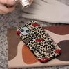 Leopard Print Bow Soft Cover Capa Phone Case for Xiaomi Redmi Note 14 4G 14 Pro Plus 5G