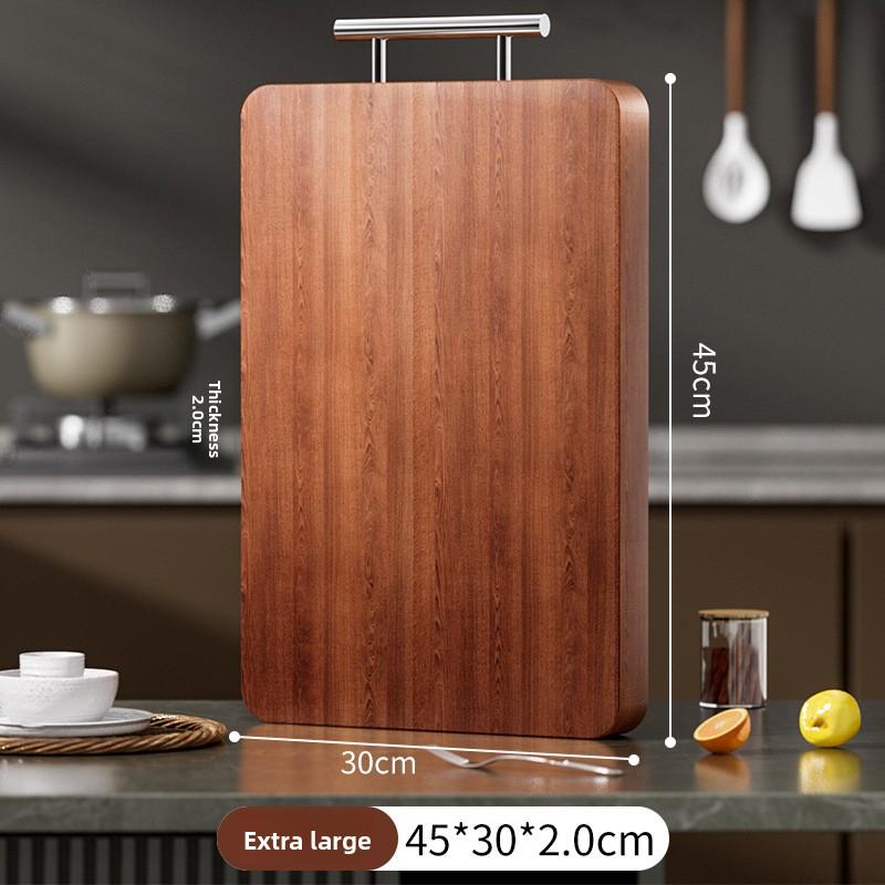New Ebony Wood Cutting Board Antibacterial Anti Mold Kitchen Chopping Board Double Sided