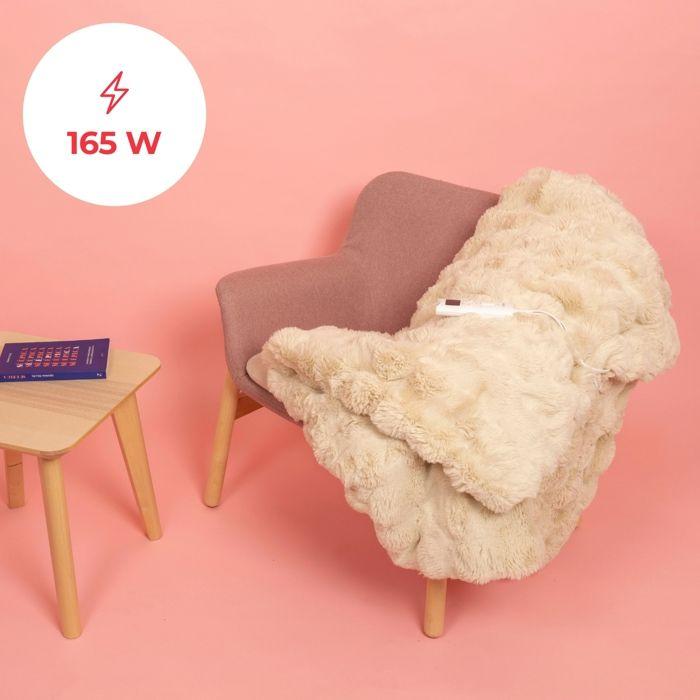 Solac Krakovia – Ultra-soft Heating Blanket | 9 Heat Levels | 5 H Timer | Machine Washable | Enhanced Safety