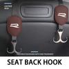 Leather Multifunction Car Seat Headrest Hook Logo Hanger Hook For Volkswagen VW GTI Tiguan Passat B5 B6 B7 CC Jetta MK5 MK6 Polo Zo7