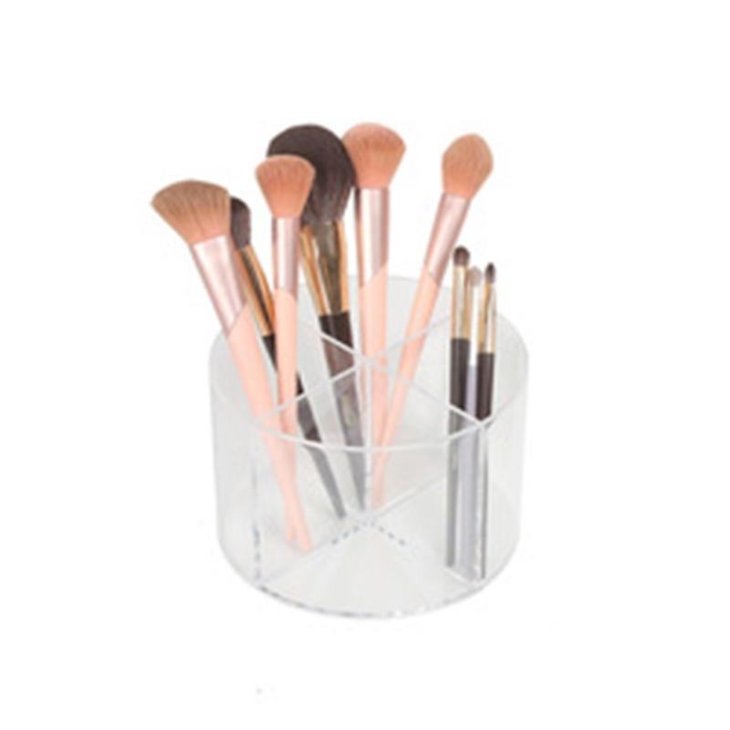 Platzsparend 360 Grad drehbarer Kosmetikständer Praktischer drehbarer Make-up-Behälter mit mehreren Fächern