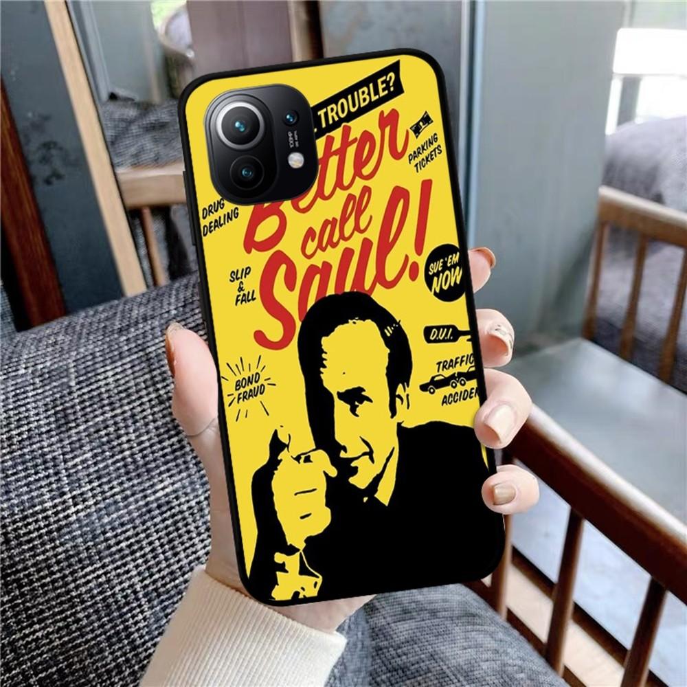 Better Call Saul Phone Case For Xiaomi Mi 5X 8 9 10 11 12 Lite Pro 10T PocoX3pro PocoM3 Note 10 Pro Lite