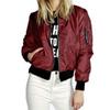 Winter Jacket Stylish Solid Color Elastic Cuff Winter Jacket Smooth Surface Women Spring Coat Fall Jacket for Home