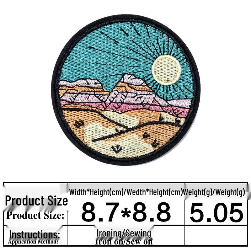 Junle Iron-On Woven Label & Cloth Patch Set