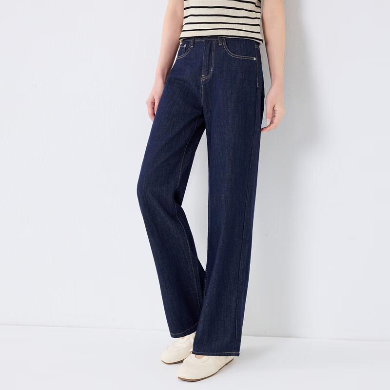 Dámské rovné džíny s vysokým pasem FivePlus