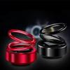 Portable Kinetic Molecule Mini Heater Windshield Defroster Winter Healthy Fragrant Solar Powered Dual Ring Suspended Ornament