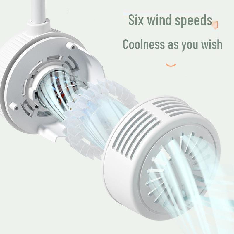 Portable Leafless Neck Fan: Silent, USB Rechargeable, Foldable, Mini Pocket Design