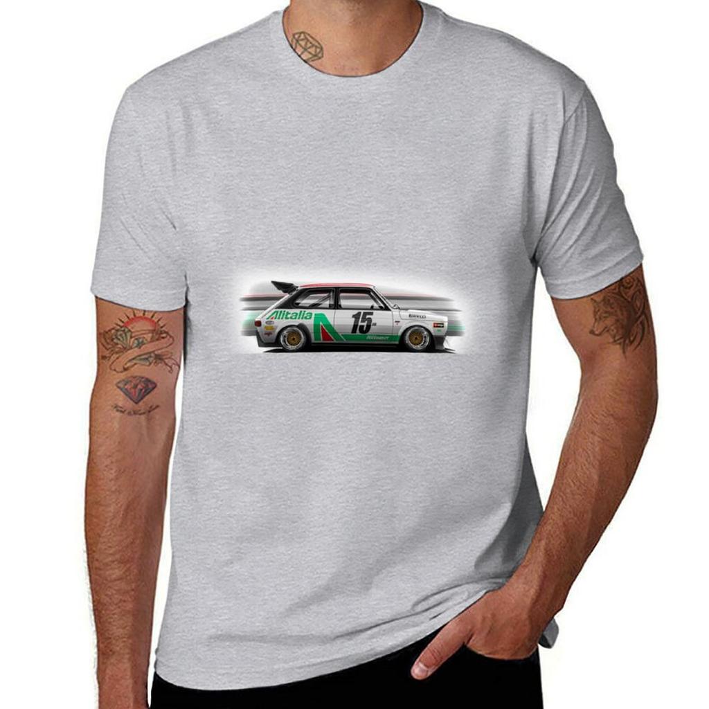 127 T-shirt Alitalia Racing Vêtements esthétiques hauts d'été vêtements esthétiques à séchage rapide t-shirts blancs pour hommes