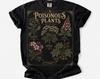 Vintage Poisonous Plants Botanical Dark Academia Nature Lover Dark Floral Illustration Collection Design