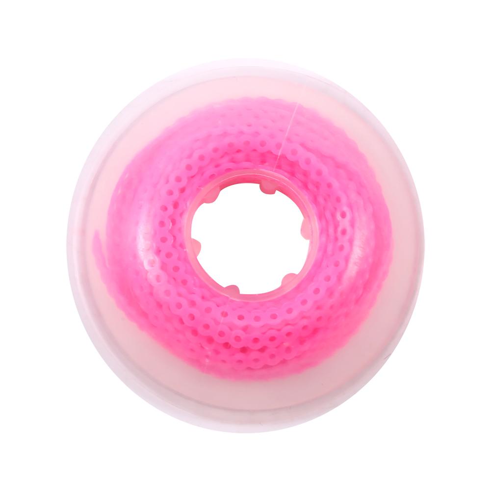 

Dental Orthodontic Elastic Chain Ultra Power Continuous Teeth Chains(Pink)